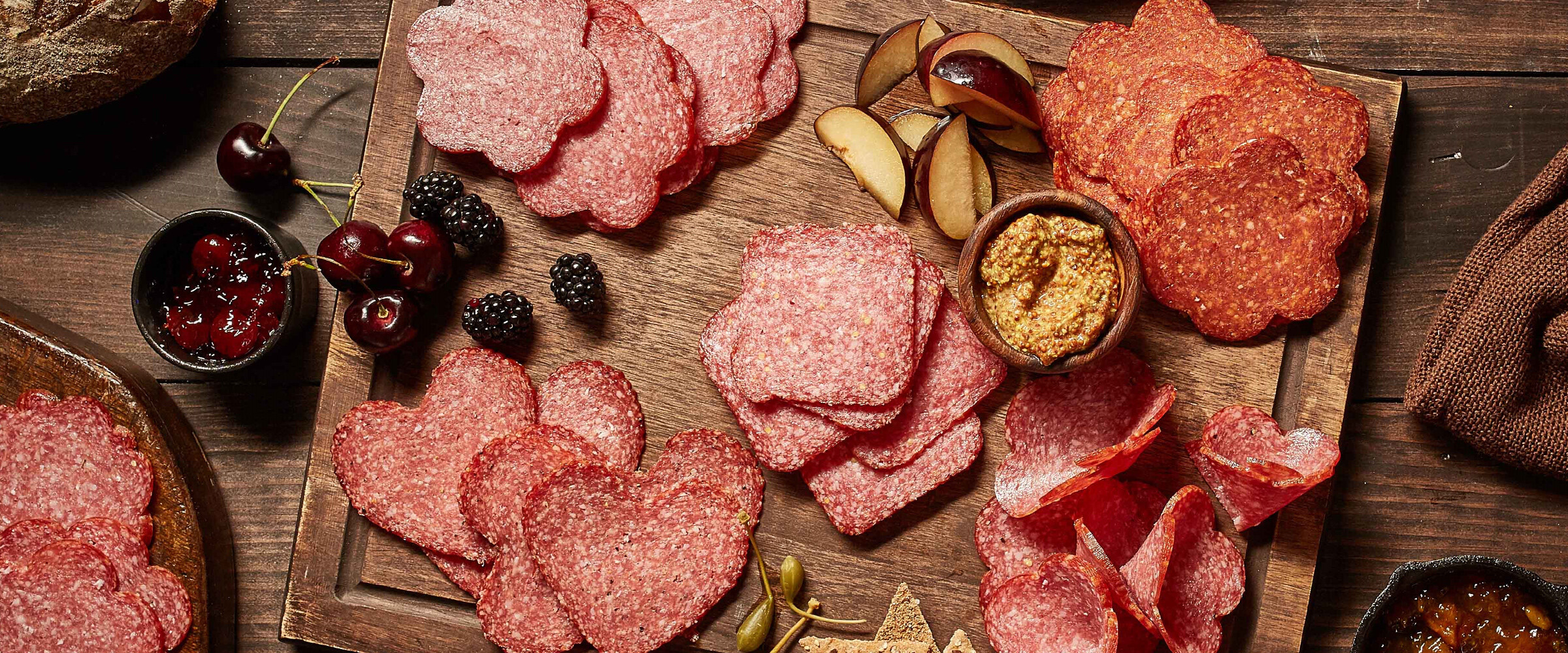 Black Kassel charcuterie boards.