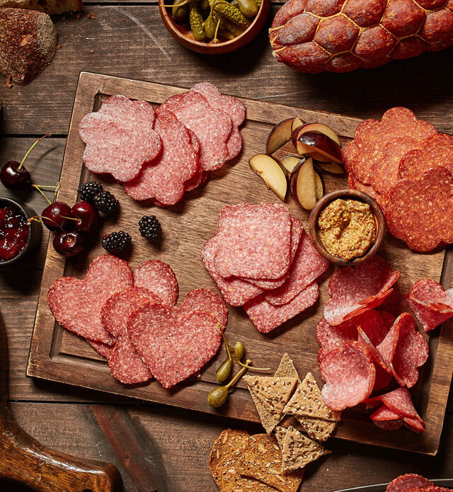 Black Kassel charcuterie boards.