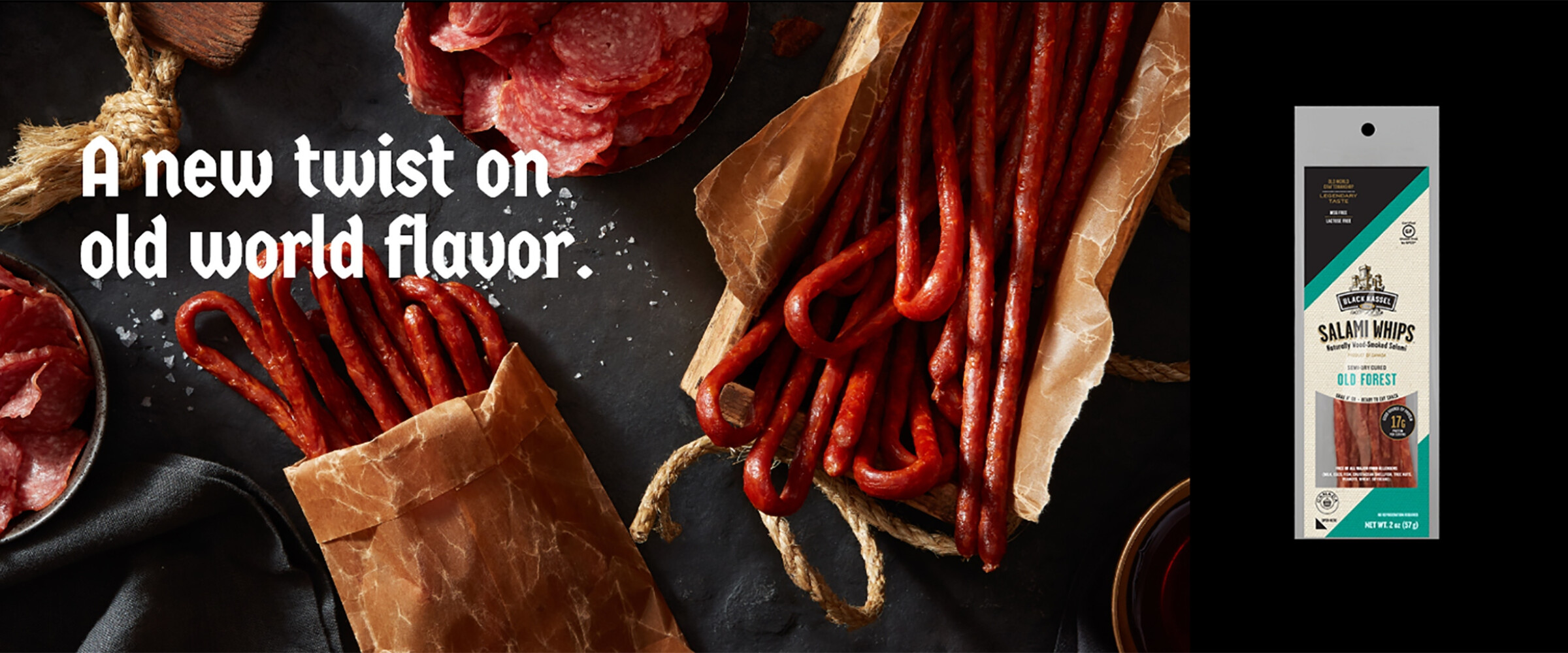 A new twist on old world flavor. Salami Whips